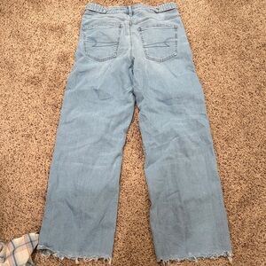 American Eagle Outfitters Light Blue Wide Leg Jeans